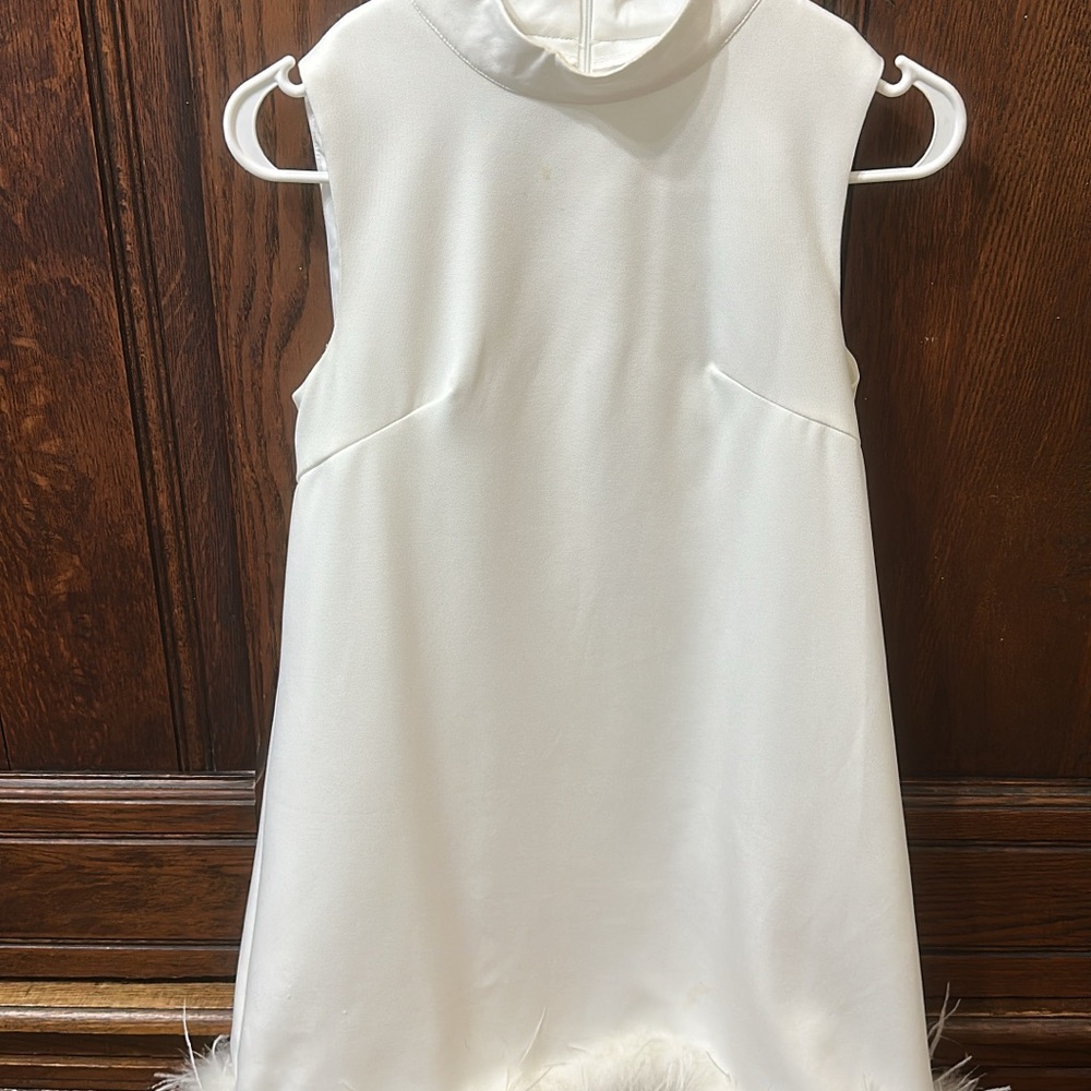 SHEIN White Sleeveless Mini Dress